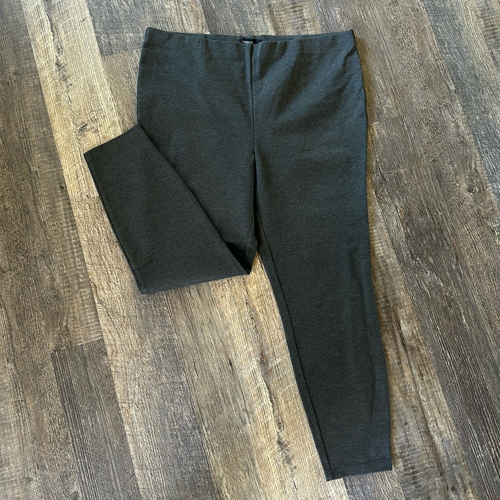 2X Gray elasticit waist Forever 21 leggings